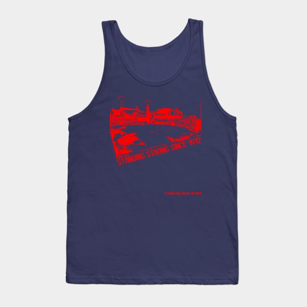 Fenway Park Green Monster Tank Top by Pastime Pros